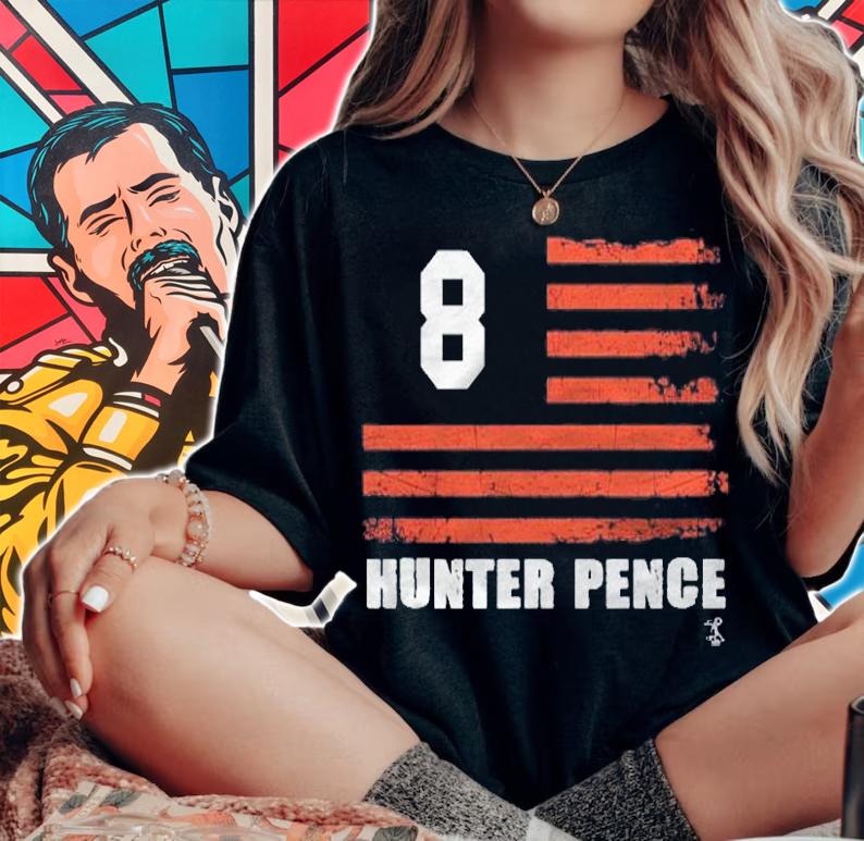 Hunter Pence Vintage Flag Gameday Shirt woman shirt
