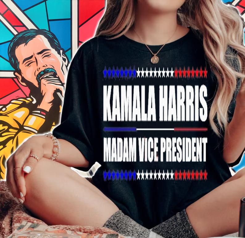 Kamala Harris Madam Vice President 2021 Joe Biden T-Shirt woman shirt