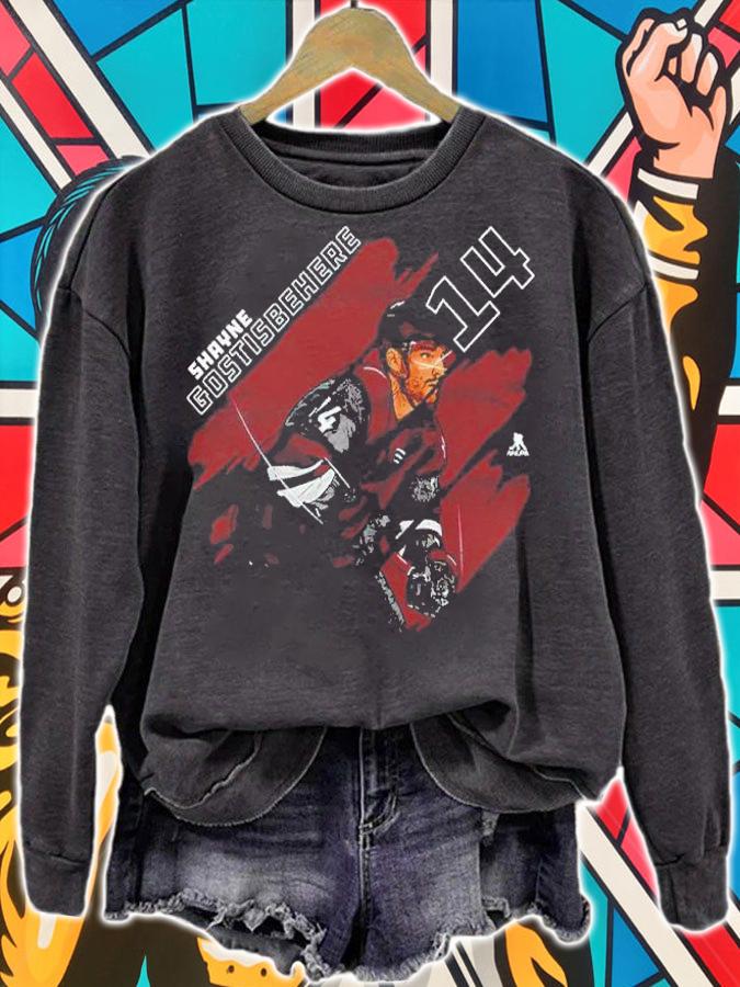 Shayne Gostisbehere Arizona Stripes Hockey Signatures Shirt sweatshirt