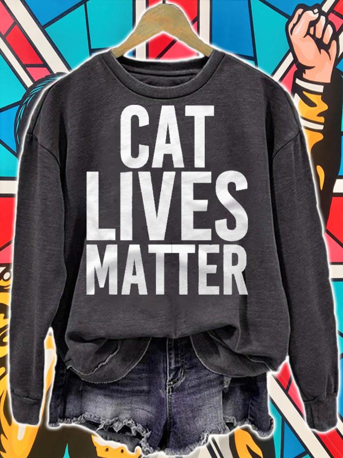 Cat Lives Matter All Lives Matter Funny Kitty Shirt