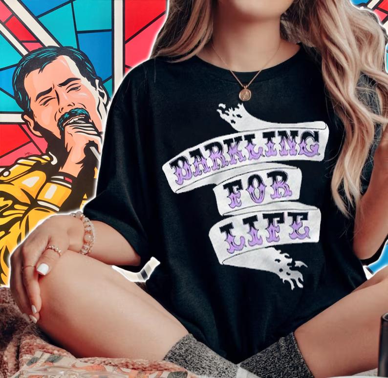 Darkling for life logo T-shirt woman shirt