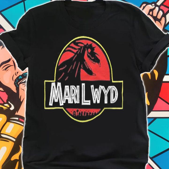 Mari Lwyd parody Dino Park film T-shirt shirt