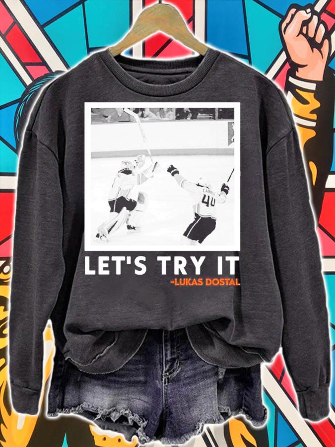San Diego Gulls Let's Try It Lukas Dostal Shirt
