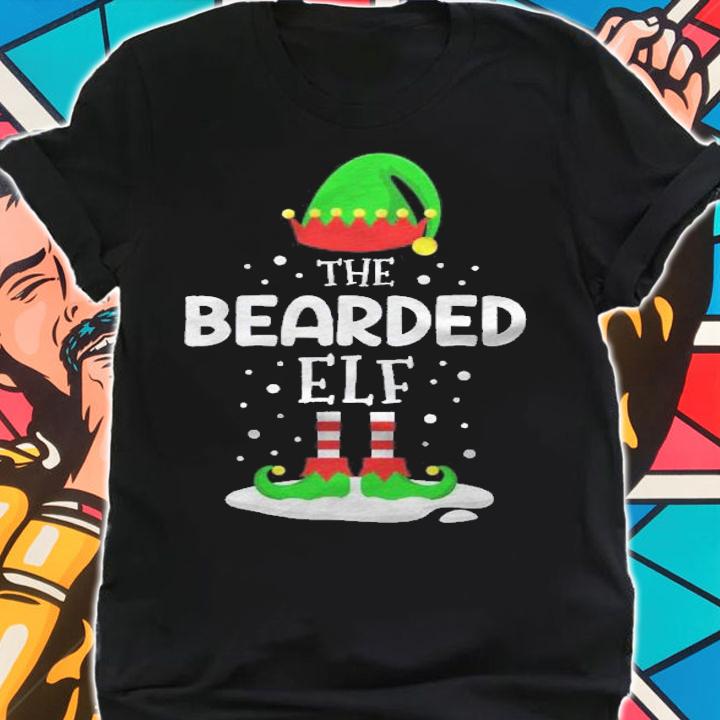 The Bearded Elf Christmas Family Matching Costume Pjs Shirt