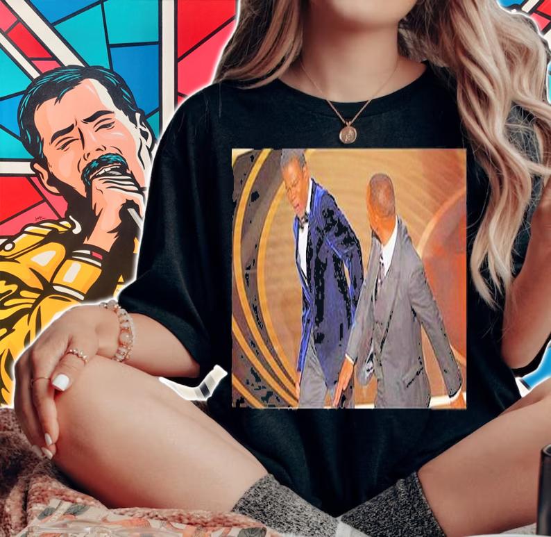 Will Smith smacks Chris Rock T-Shirt woman shirt