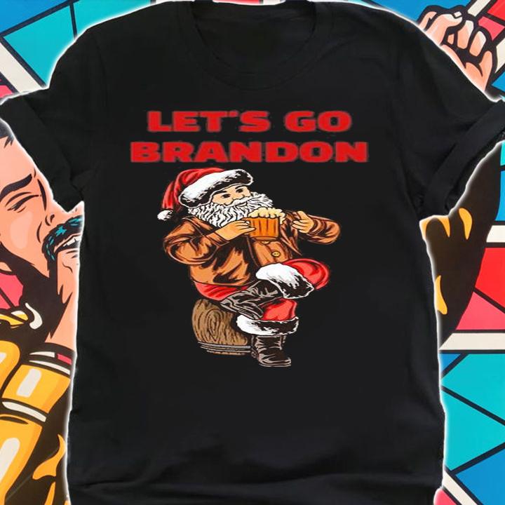 Let's Go Brandon Santa Claus Beer Mug Funny Anti Biden Conservative T-Shirt shirt