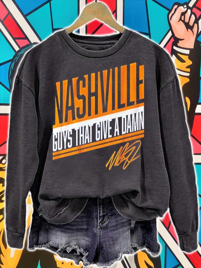 Matt Duchene Nashville Guys That Give A Damn Signatures Shirt sweatshirt