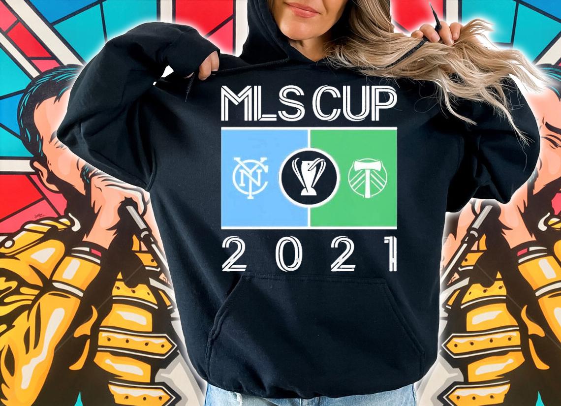 New York City FC Vs. Portland Timbers 2021 MLS Cup Matchup Shirt