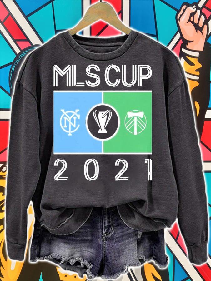 New York City FC Vs. Portland Timbers 2021 MLS Cup Matchup Shirt