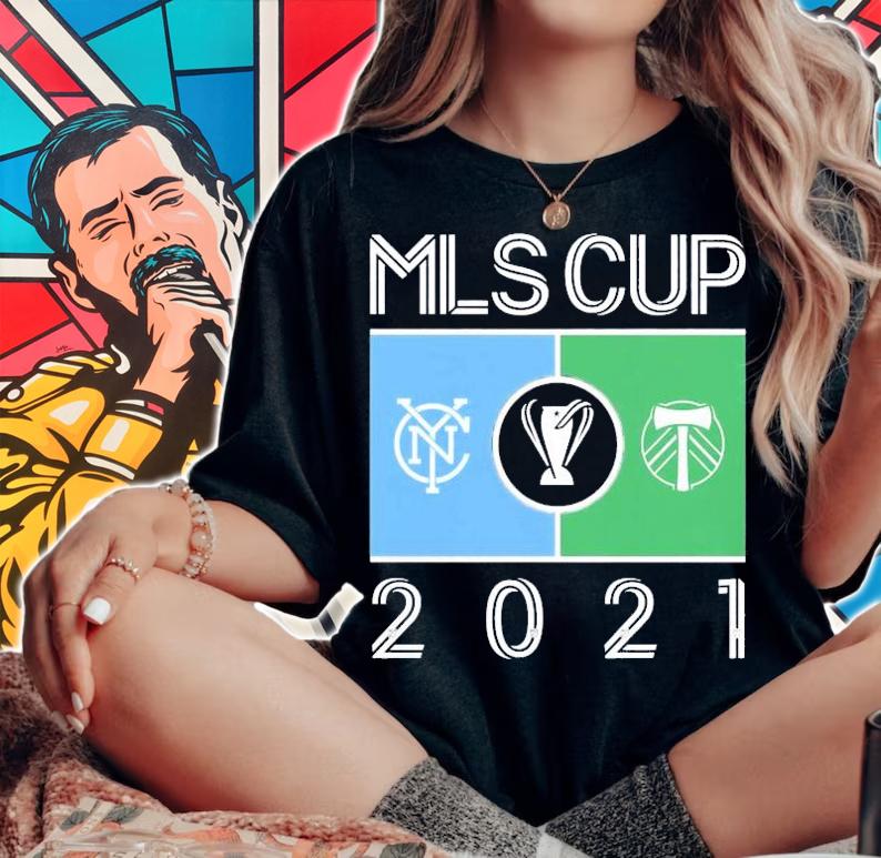 New York City FC Vs. Portland Timbers 2021 MLS Cup Matchup Shirt