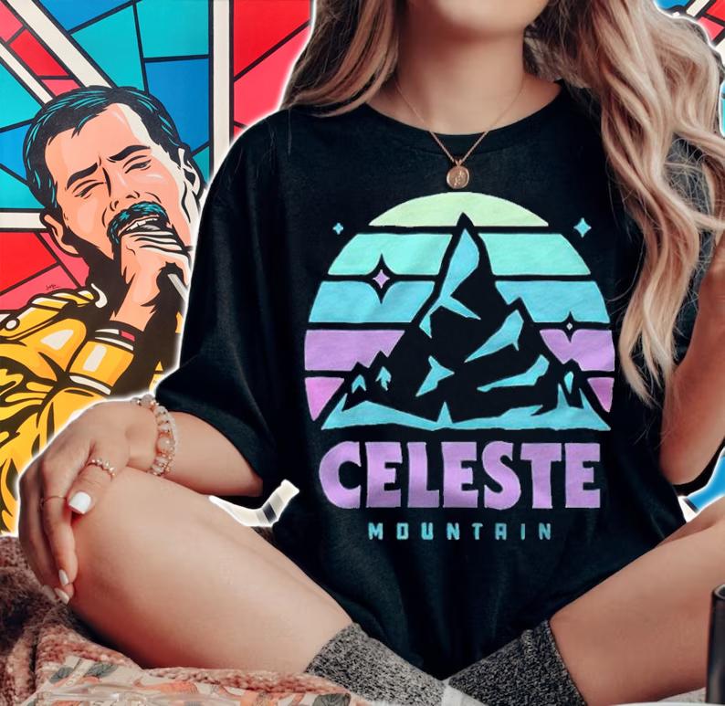 Celeste Vintage Mountain T-shirt