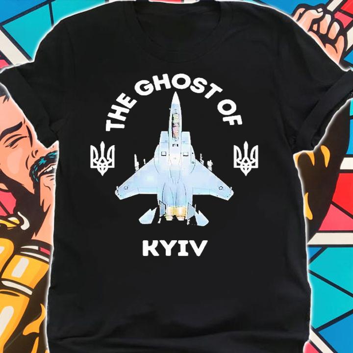 Ghost Of Kyiv Stand With Ukraine Pilot T-Shirt shirt