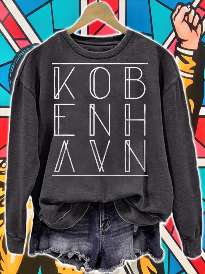 Kobenhavn Shirt Mens Womens Kids Cool Font Copenhagen Shirt sweatshirt