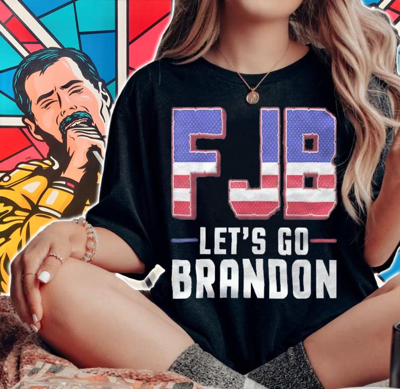 Let's Go Brandon Chant, FJB Joe Biden Chant T-Shirt woman shirt