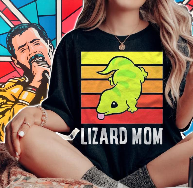 Lizard Mom Funny Lizard Owner Shirt woman shirt