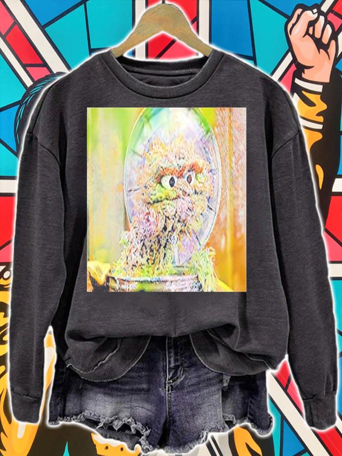 Oscar The Grouch Weed Nug Shirt sweatshirt