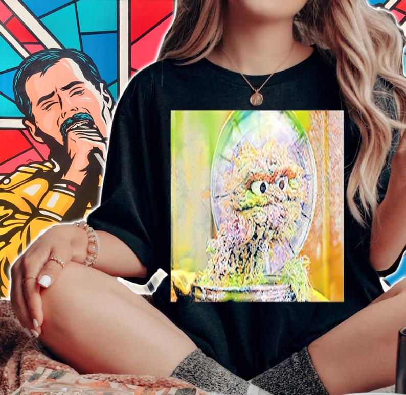 Oscar The Grouch Weed Nug Shirt woman shirt
