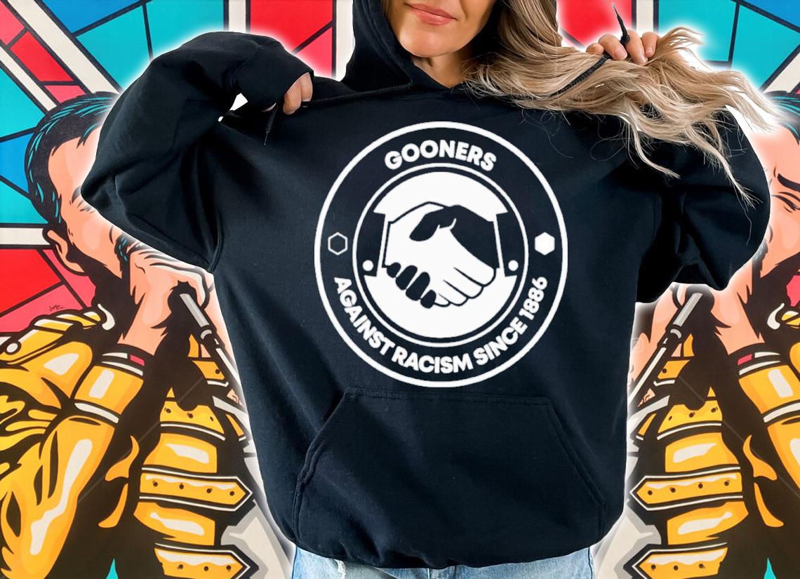 Pistol Gooners Against Racism Since 1886 Gars 1886 Shirt hoodie