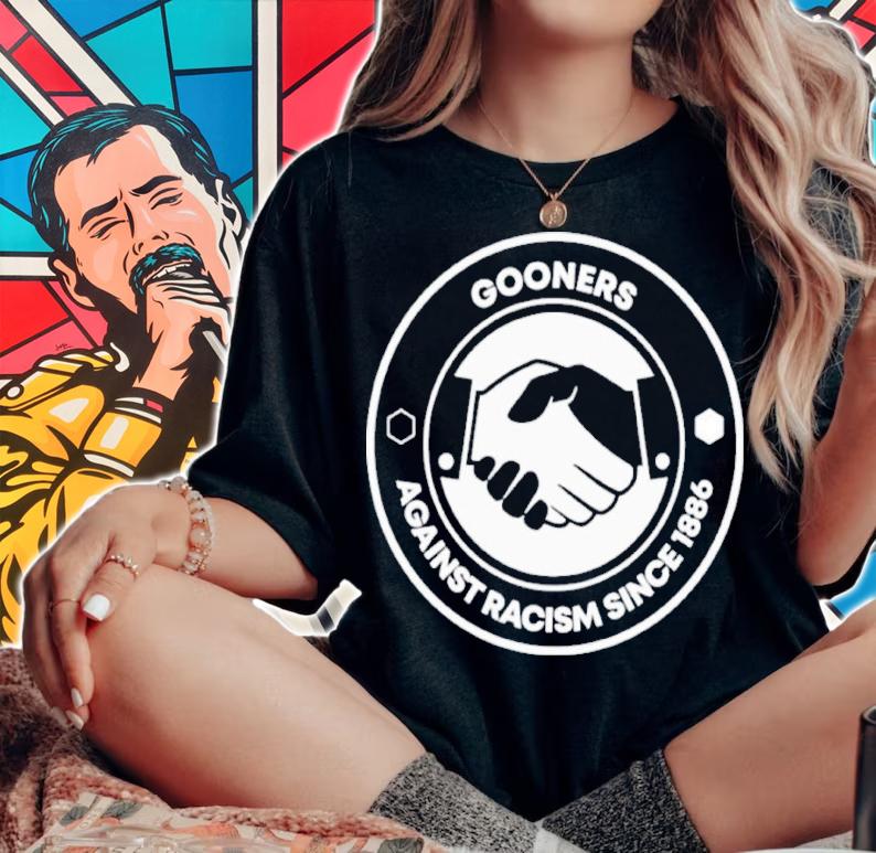 Pistol Gooners Against Racism Since 1886 Gars 1886 Shirt woman shirt
