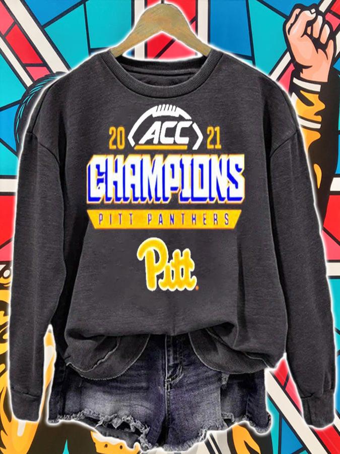 Pitt Panthers 2021 Acc Football Champions Shirt sweatshirt