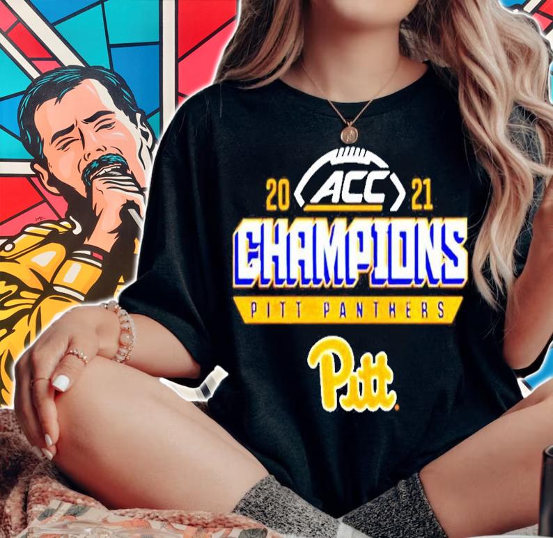 Pitt Panthers 2021 Acc Football Champions Shirt woman shirt