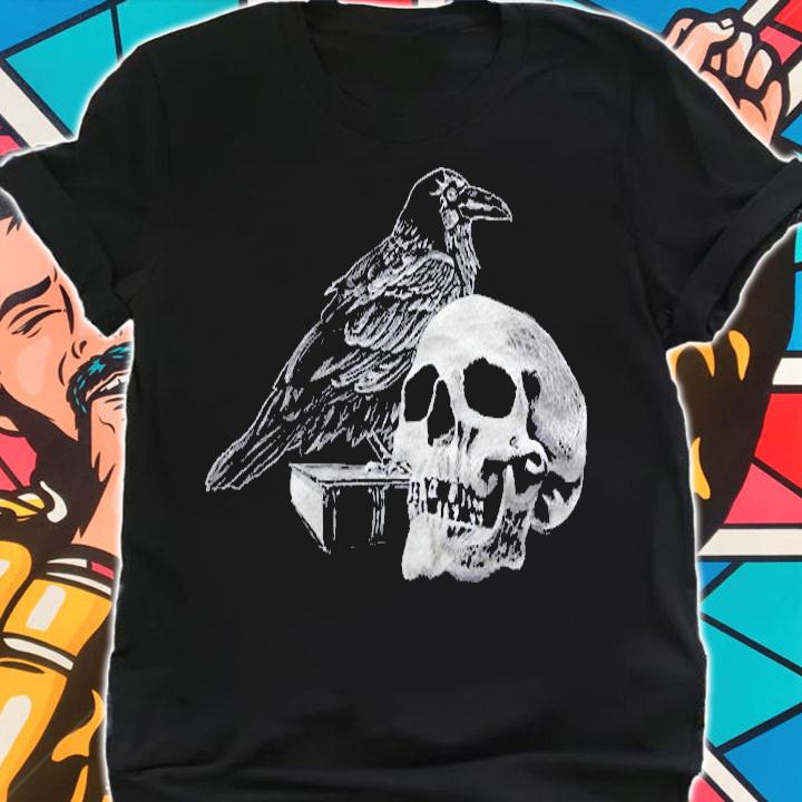 Quoth The Raven With Skull Classic Shirt shirt