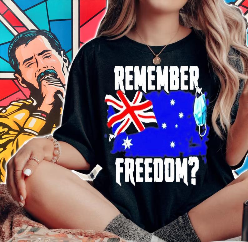 Remember Freedom Australia T-Shirt woman shirt