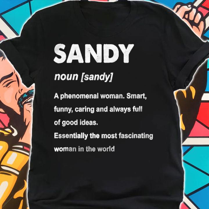 Sandy Name Definition Personalized Custom T-shirt shirt