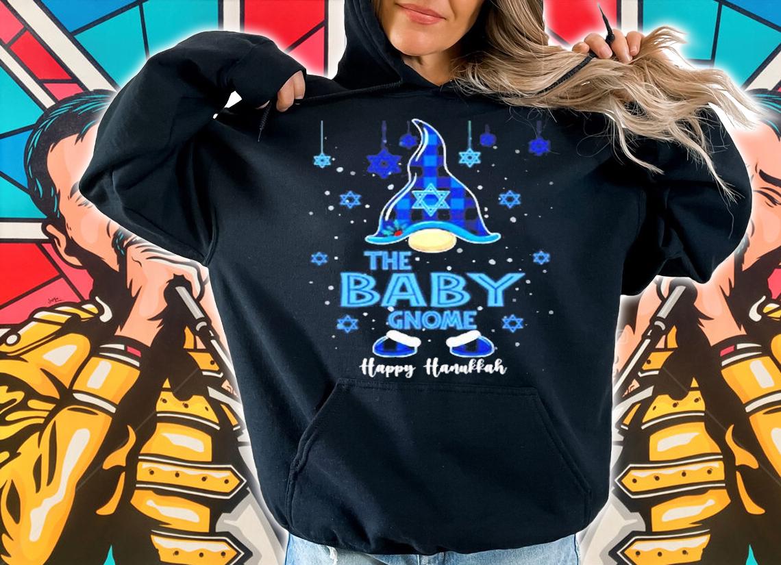 The Baby Gnome Happy Hanukkah Jewish Gnomes Lover Chanukah Shirt hoodie