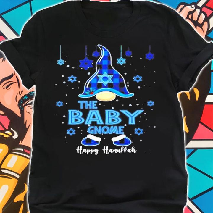 The Baby Gnome Happy Hanukkah Jewish Gnomes Lover Chanukah Shirt shirt