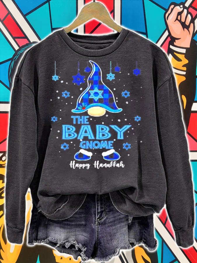 The Baby Gnome Happy Hanukkah Jewish Gnomes Lover Chanukah Shirt sweatshirt