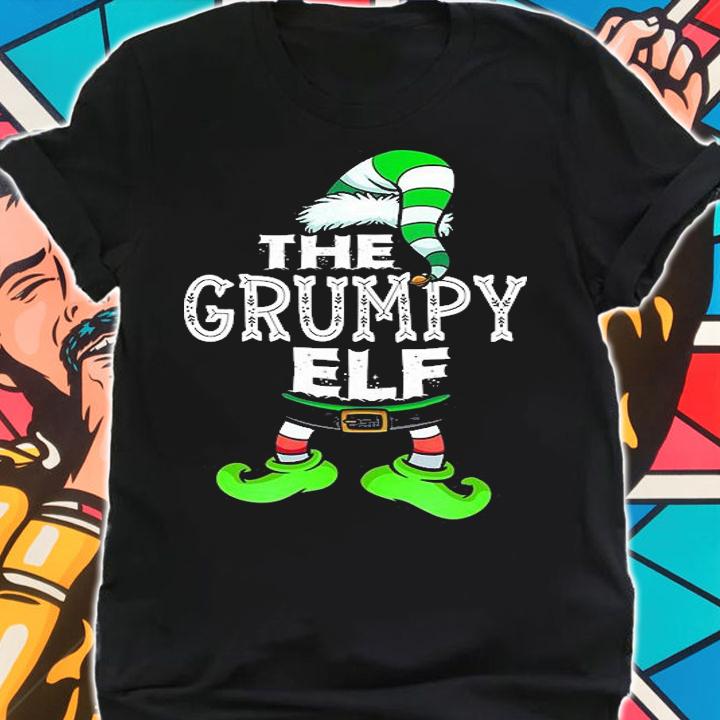 The Grumpy Elf Family Matching Group Christmas Gift T-Shirt