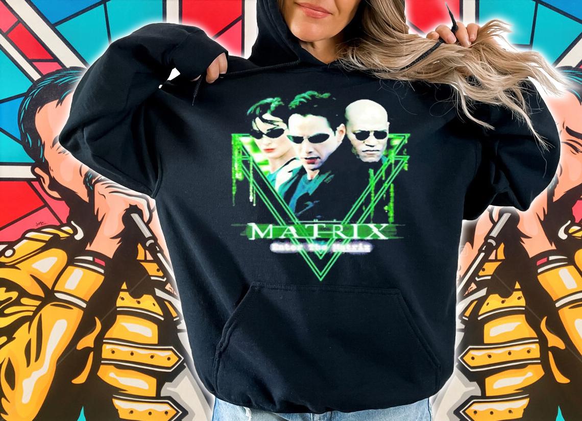 The Matrix Group Shot In Triangle Sunglasses Stare T-Shirt