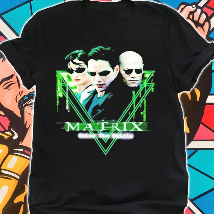 The Matrix Group Shot In Triangle Sunglasses Stare T-Shirt