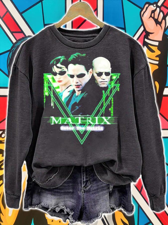 The Matrix Group Shot In Triangle Sunglasses Stare T-Shirt