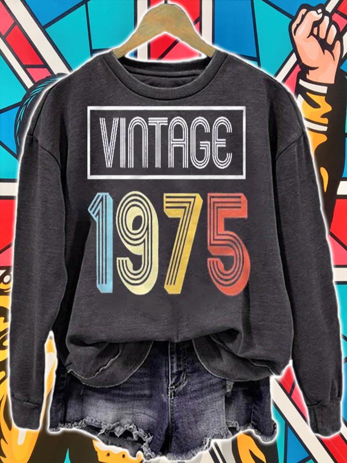 Vintage 1975 Birthday 46 Years Old Shirt sweatshirt