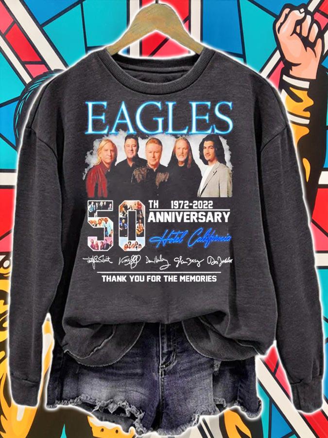 Eagles Band 50th Anniversary 1972 2022 Thank You For The Memories Signed t-shirt sweatshirt