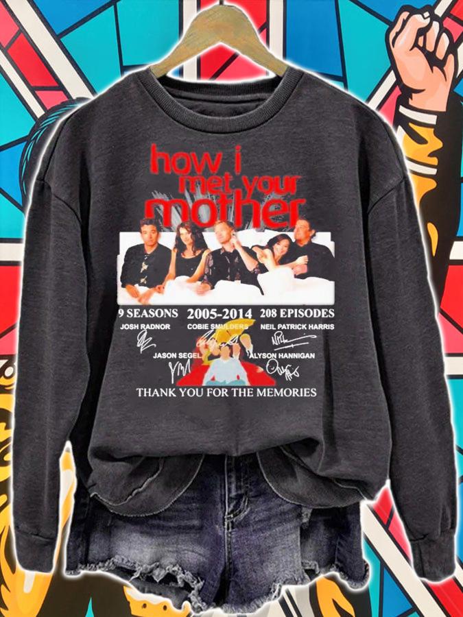 How I met your mother 9 seasons 2005-2014 208 Episodes signatures shirt