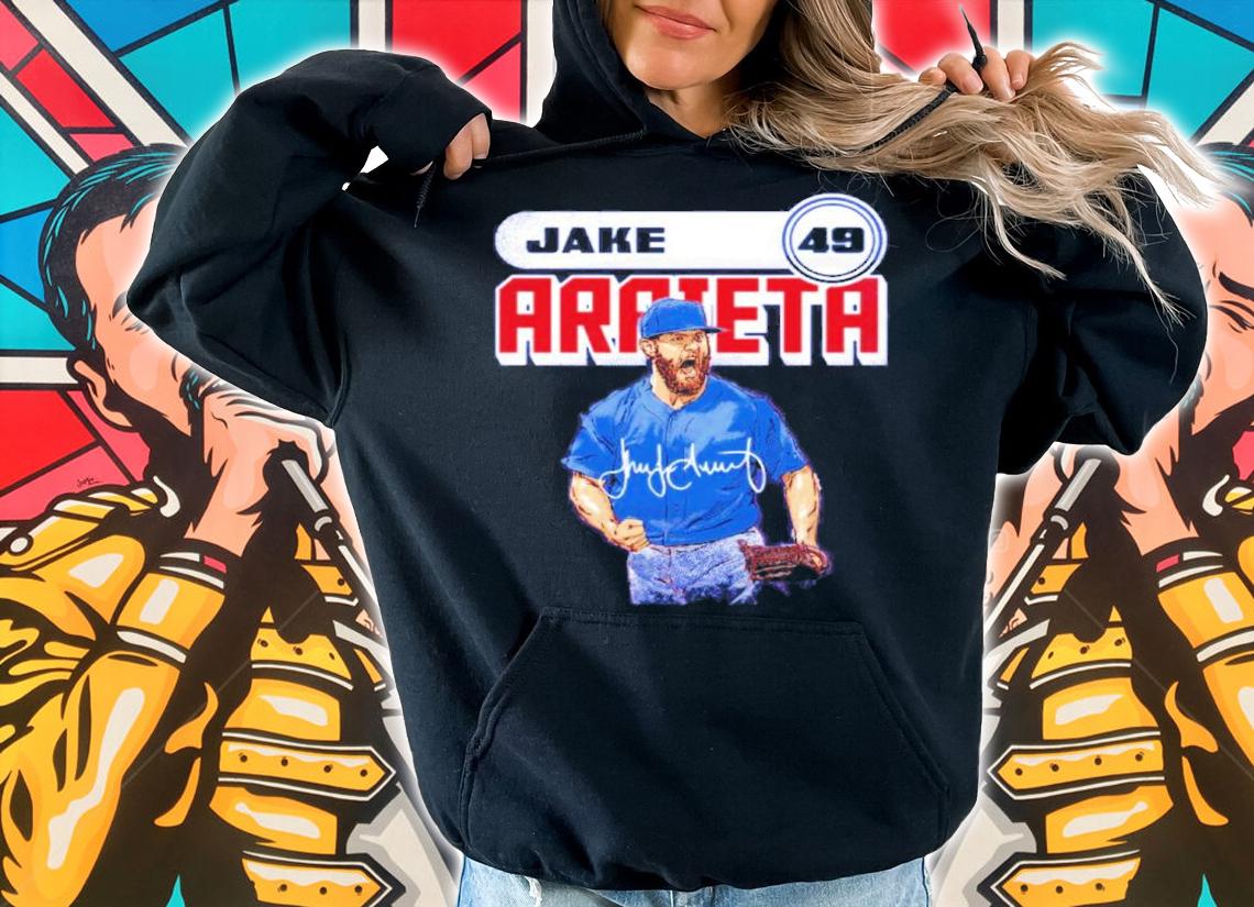 Jake Arrieta #49 Chicago Baseball Signatures Shirt hoodie