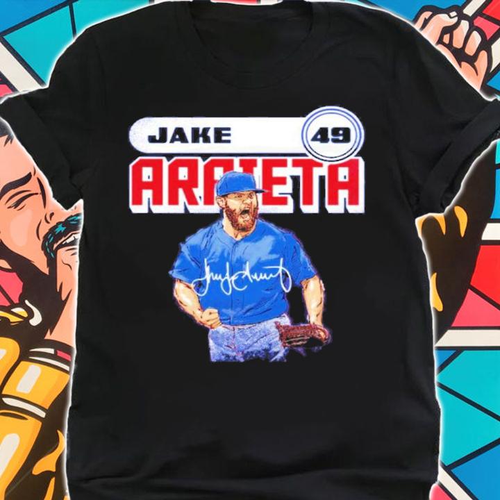 Jake Arrieta #49 Chicago Baseball Signatures Shirt shirt