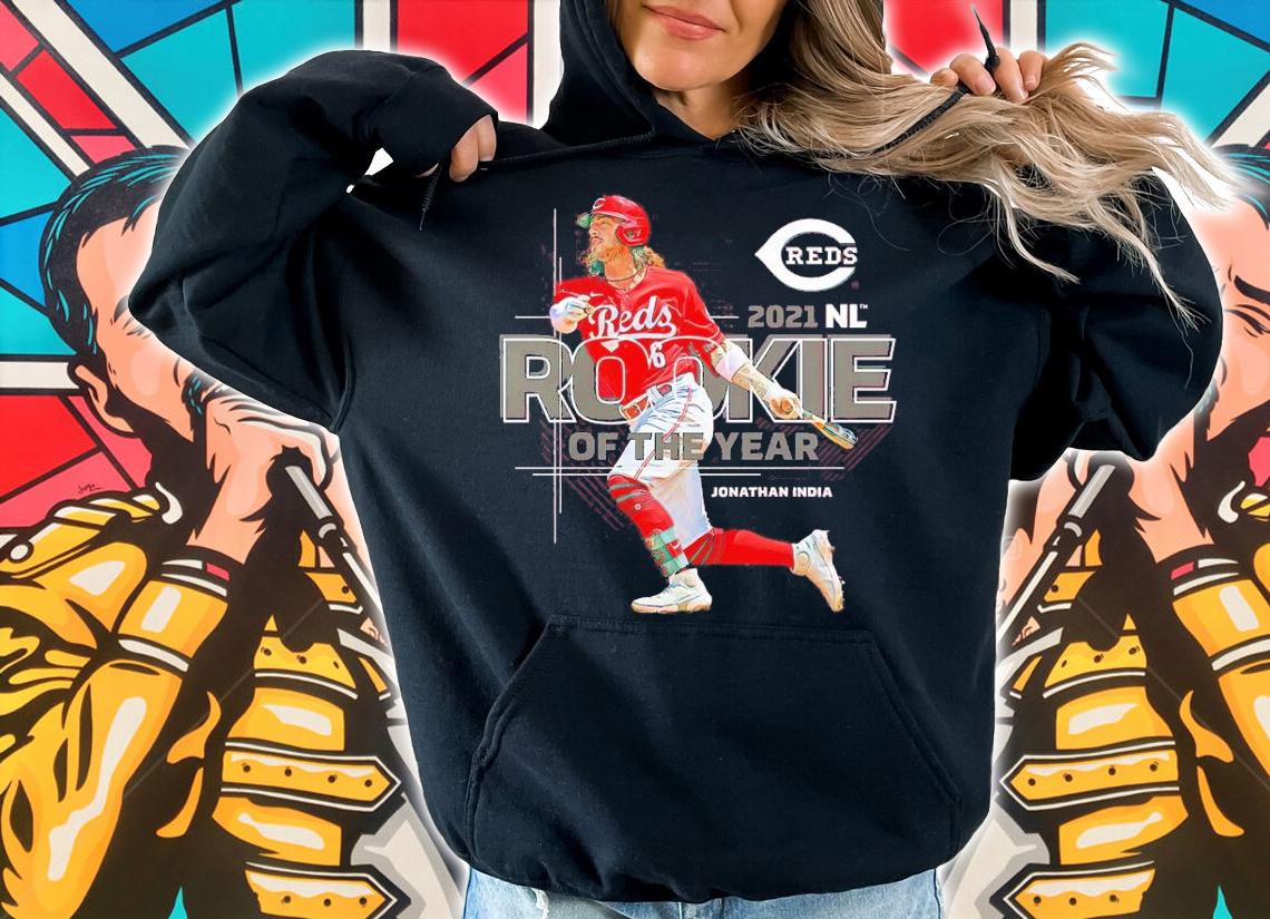 Jonathan India Cincinnati Reds 2021 NL Rookie Of The Year Shirt