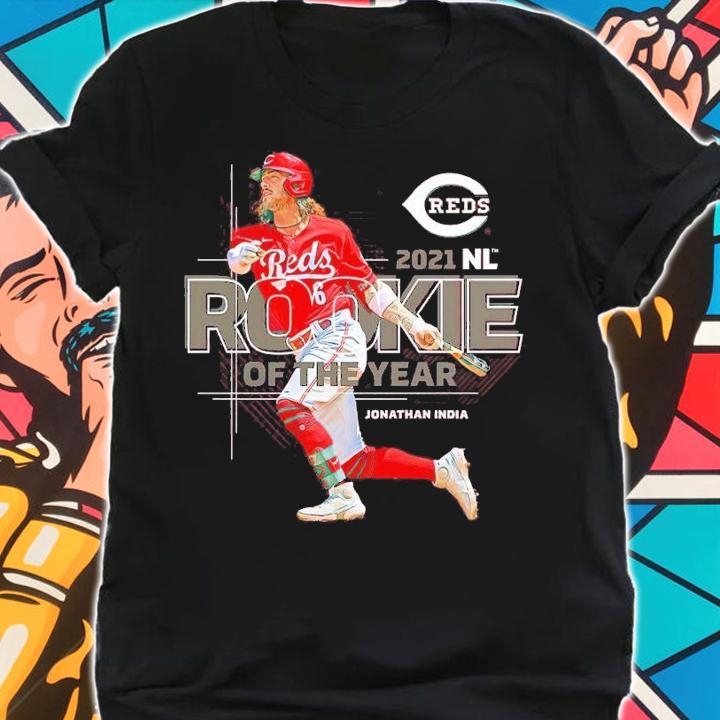 Jonathan India Cincinnati Reds 2021 NL Rookie Of The Year Shirt