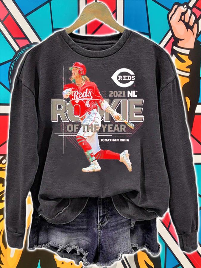 Jonathan India Cincinnati Reds 2021 NL Rookie Of The Year Shirt