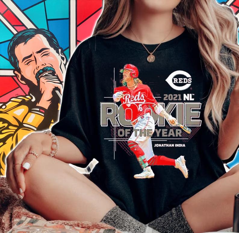 Jonathan India Cincinnati Reds 2021 NL Rookie Of The Year Shirt