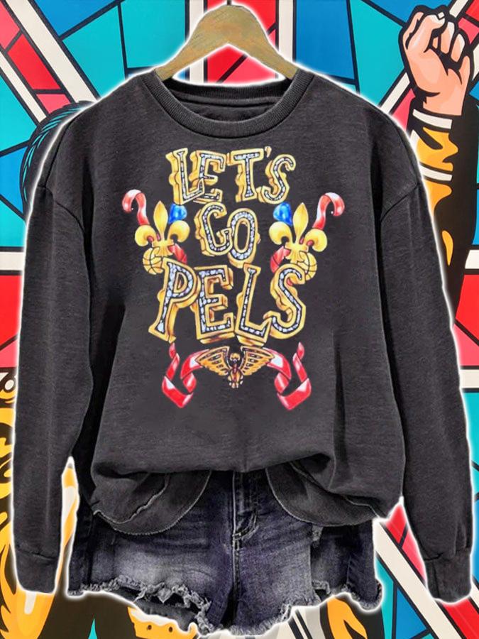 New Orleans Pelicans Let's Go Pels Shirt sweatshirt