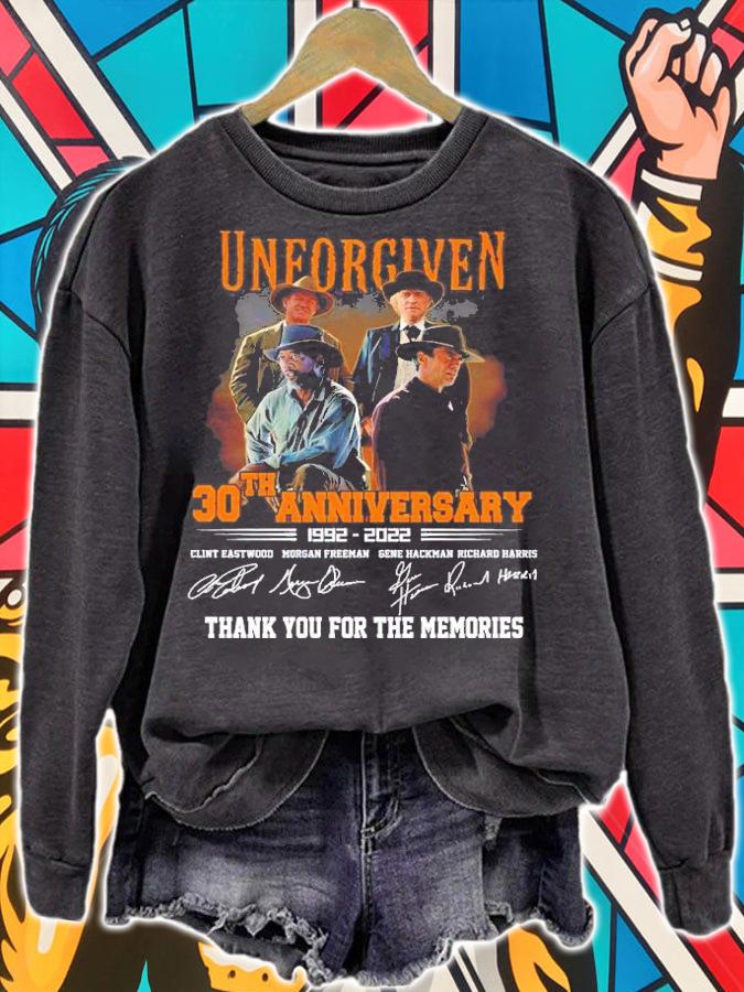 Official Unforgiven 30th Anniversary 1992-2022 Signatures Thank You For The Memories Shirt