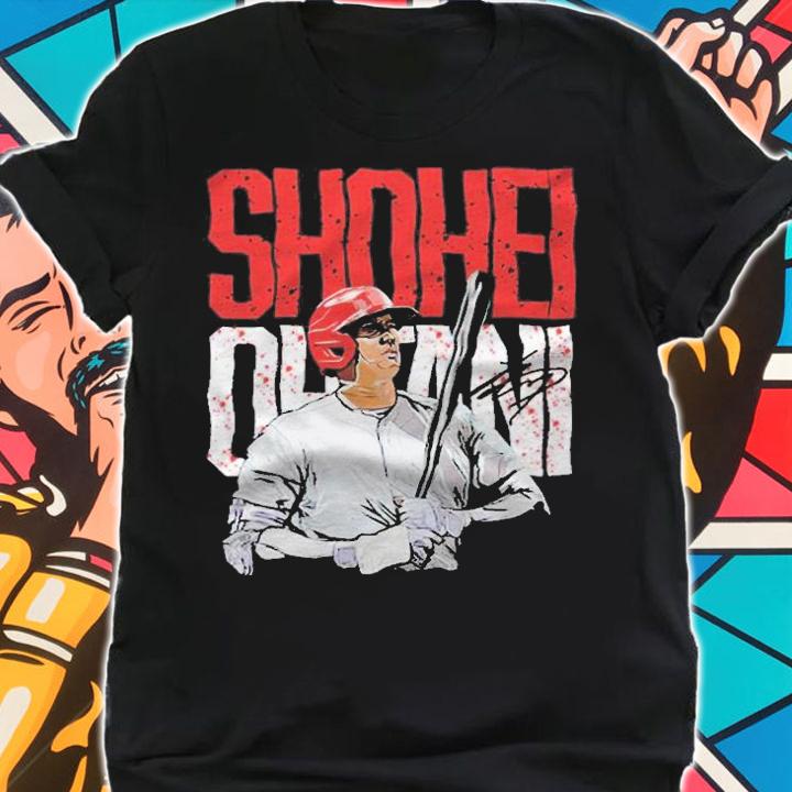 Shohei Ohtani Los Angeles Angels signature T-shirt shirt