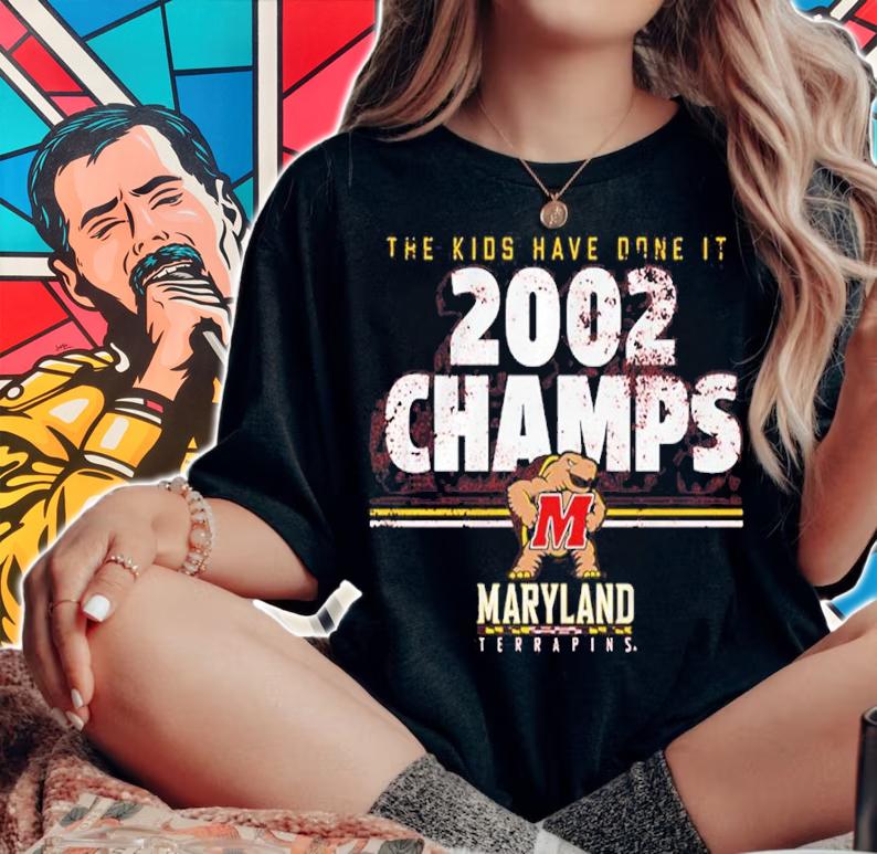 The Kids Have Done It 2002 Champs Maryland Basketball Shirt