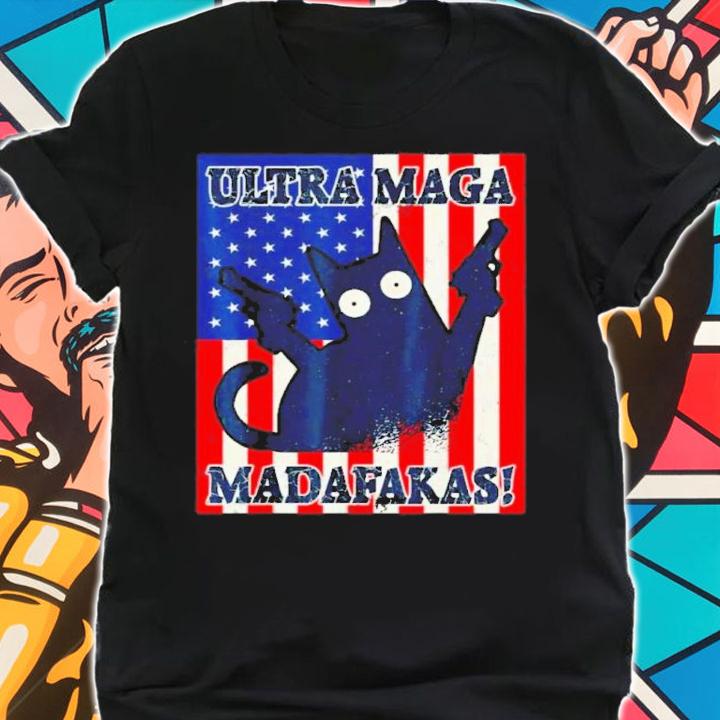 Ultra Maga Madafakas Cats Pew Cat Shirt