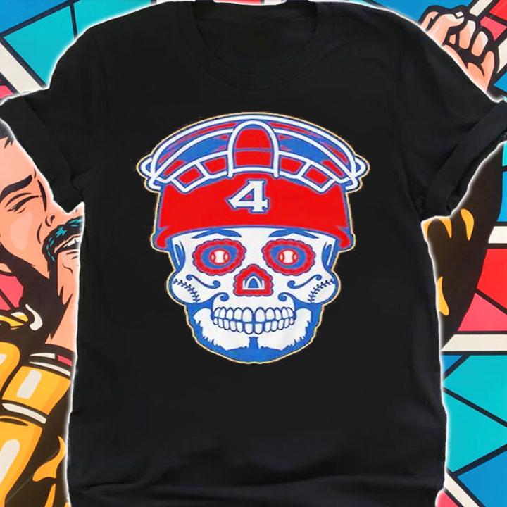 Yadier Molina Sugar Skull T-Shirt